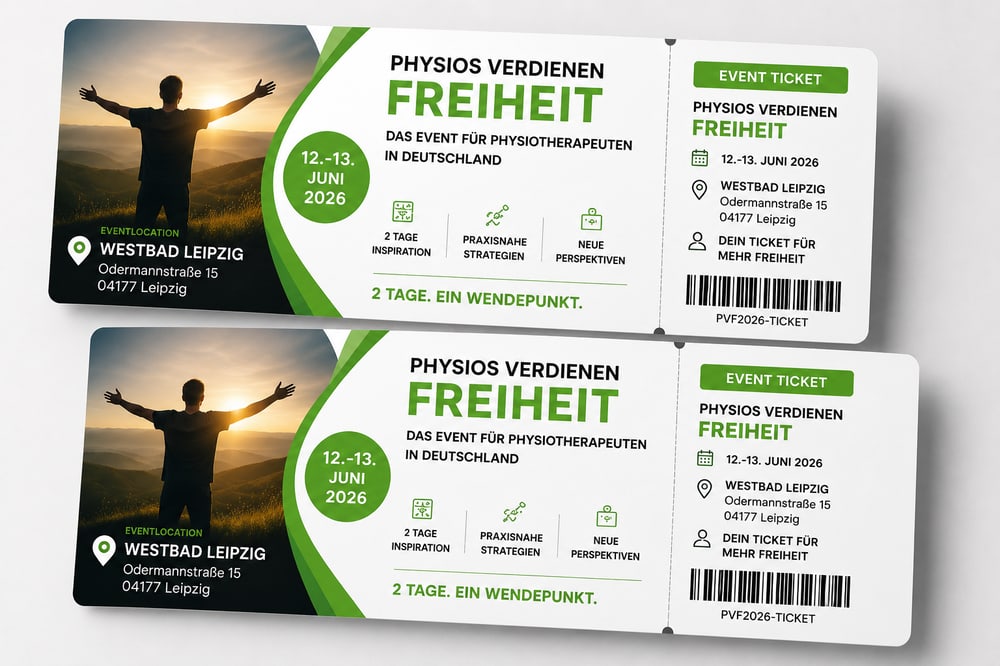 Physios verdienen Freiheit — Event-Ticket